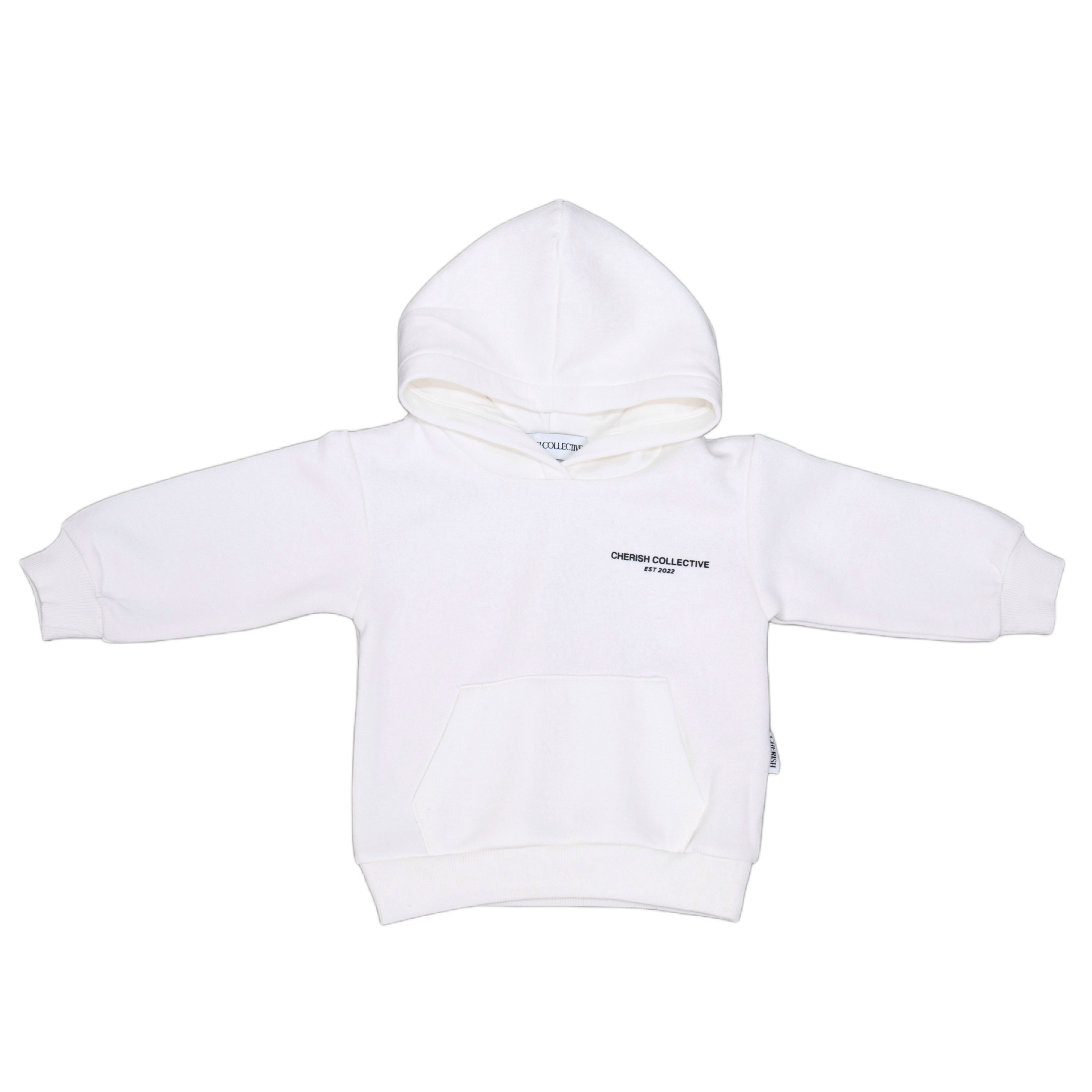 Oversized Hoodie White Baby