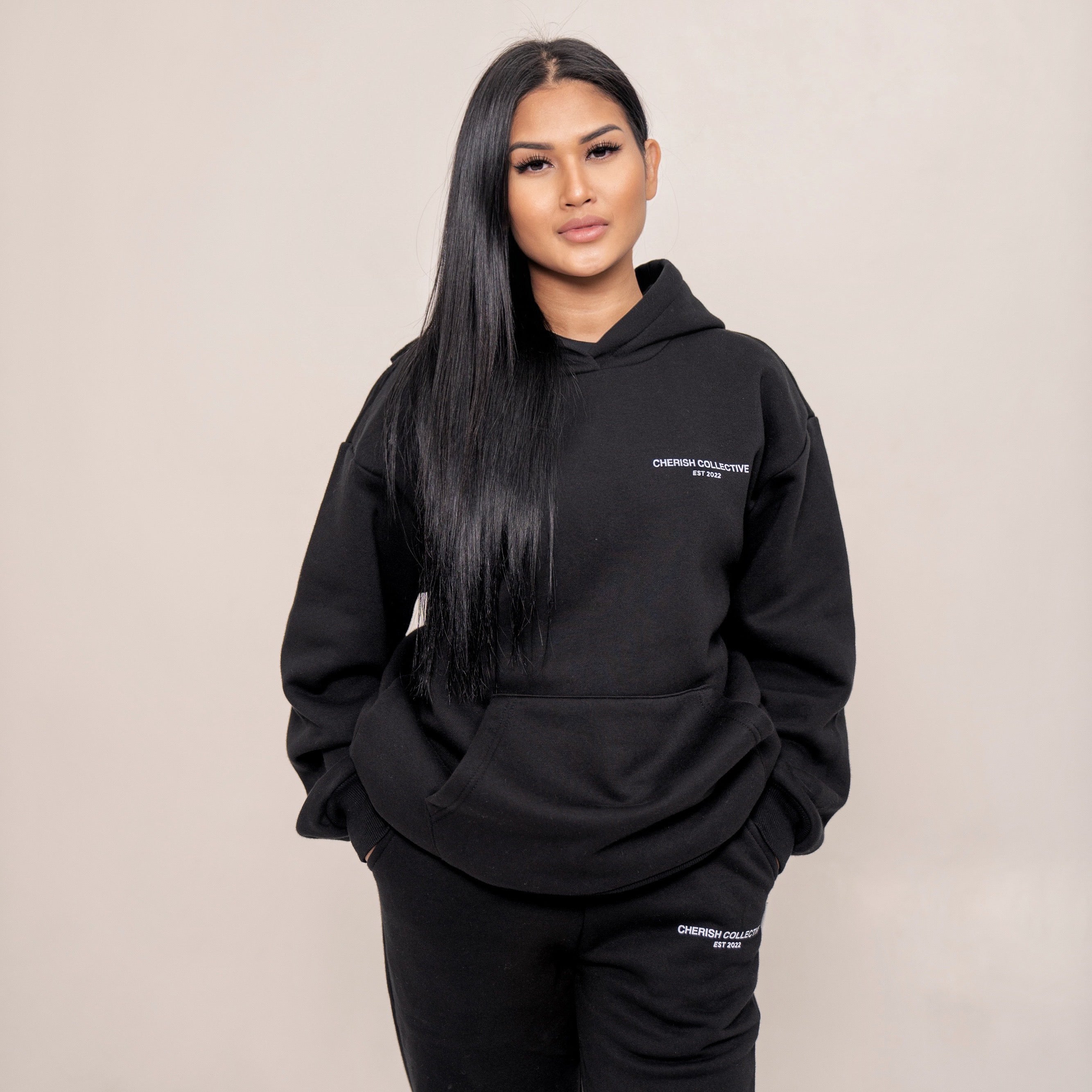 Oversized Hoodie Black Adult